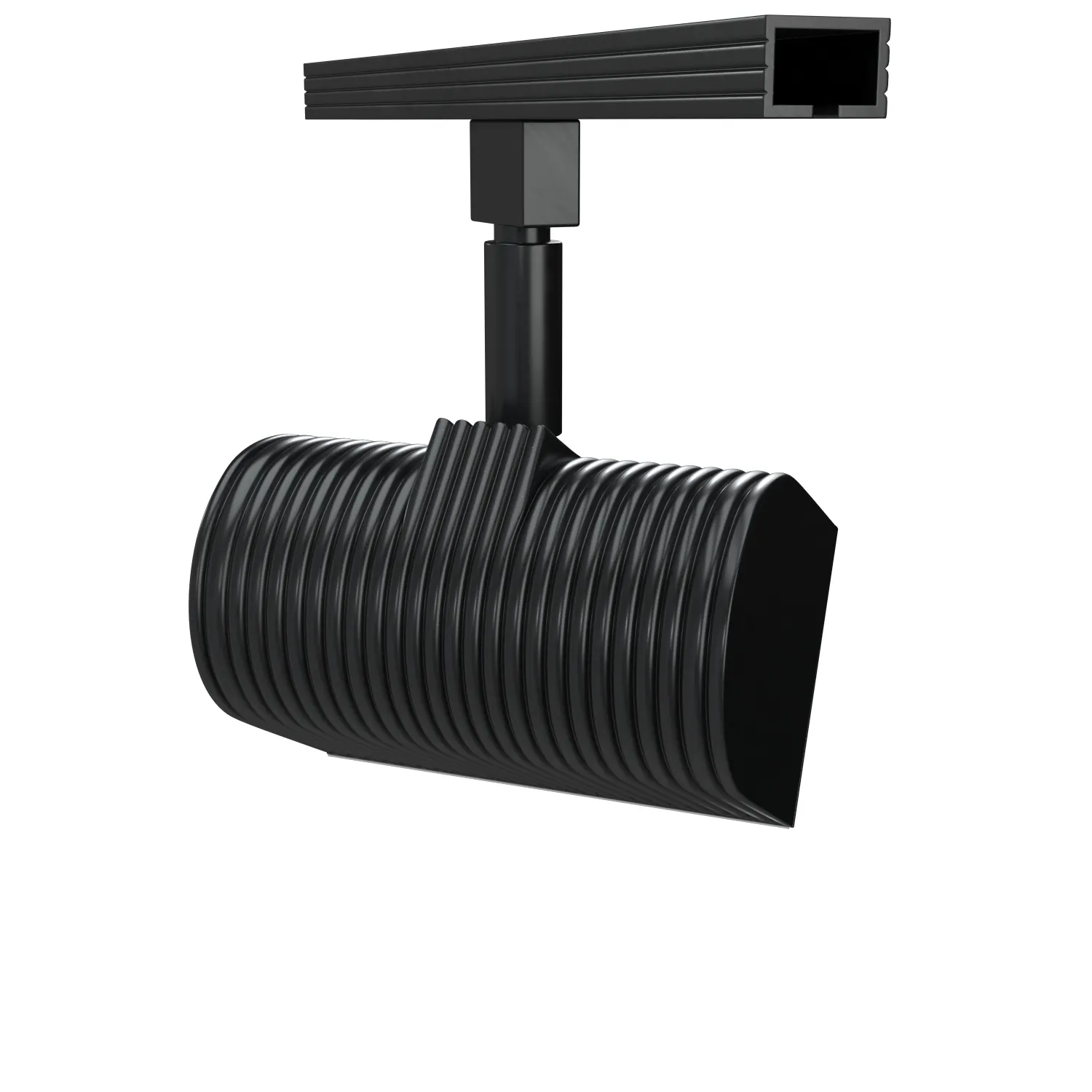 Wall Wash Black LED Track Light PBR 3D Model_04